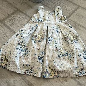 Laura Ashley floral blue print dress size 6